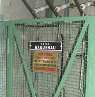 Ligne Maginot - ELEC - RéSEAU ALIMENTATION OUVRAGES DU SFH - (RESEAU - Electricité) - HAGUENAU 1- Poste de Coupure
Sectionneur d'artère, la tête de cable en provenance du poste de Haguenau