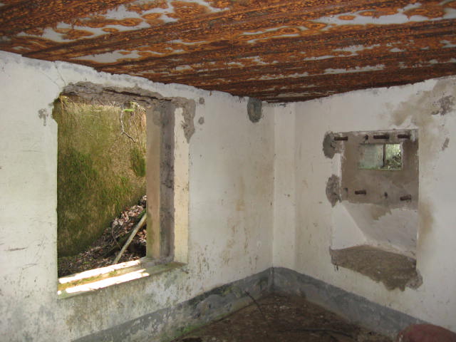 Ligne Maginot - KIRSCHBRUEHL - (Blockhaus pour canon) - L'entrée du matériel et le créneau mitrailleuse - Christian LENHARD