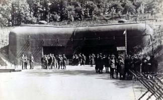 Ligne Maginot - GALGENBERG - A15 - (Ouvrage d'artillerie) - Entrée munitions
Vue en 1940
