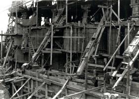Ligne Maginot - ROQUEBRUNE - CORNILLAT - (Ouvrage d'artillerie) - Construction du bloc 3
Coffrage terminé