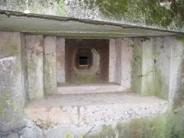 Ligne Maginot - BRETT Nord (Blockhaus pour arme infanterie) - Détail du créneau de défense