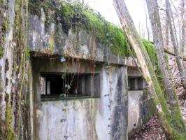 Ligne Maginot - HOLZSCHLAG 3 - (Blockhaus pour canon) - Façade de tir