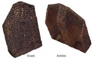 Ligne Maginot - 113 - OLTINGUE - (Casemate d'artillerie) - Détail des pattes d'ancrage fixées dans le béton prévues pour les bêches du canon 75 mm Mlle 9733.