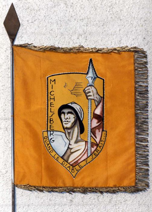 Ligne Maginot - MICHELSBERG - A22 - (Ouvrage d'artillerie) - Fanion de l'ouvrage - Sylvie Laure LAMBERT