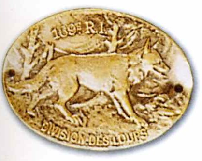 Ligne Maginot - Insigne du 169° RIF - Cet insigne datant du premier conflit fut vraisemblablement utilisé par le 169° RIF pour lequel aucun insigne régimentaire n'a été créé