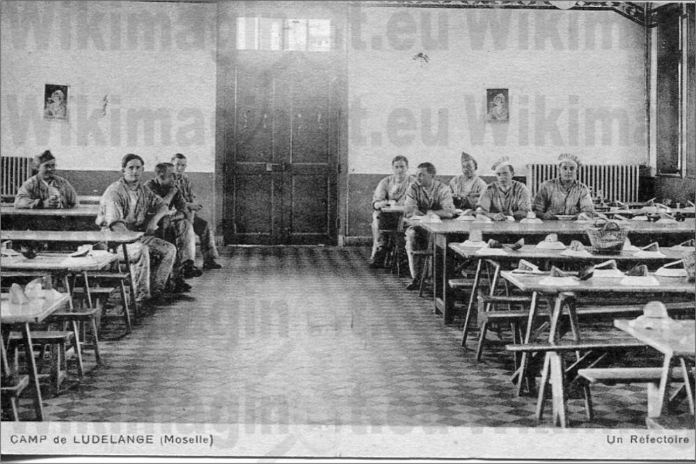 Ligne Maginot - LUDELANGE - (Camp de sureté) - Le réfectoire du camp