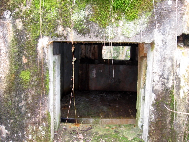 Ligne Maginot - HOLZSCHLAG 3 - (Blockhaus pour canon) - L'entrée du matériel
