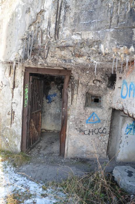 Ligne Maginot - 85 - HASELBERG - (Casemate d'infanterie - double) - Entrée des hommes