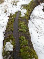 Ligne Maginot - GROSSBELTZWOERTH 1 - (Cuve pour canon) - Détail de la bordure de la cuve
Noter la circulaire métallique