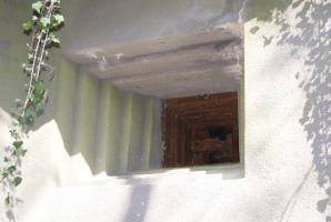 Ligne Maginot - HOCHWALD - (Ouvrage d'artillerie) - Bloc 16
Créneau de jumelage de mitrailleuses