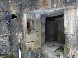 Ligne Maginot - PAYSANS OUEST - (Blockhaus pour arme infanterie) - Entrée avec créneau FM coffré