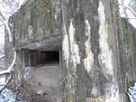 Ligne Maginot - PAYSANS OUEST - (Blockhaus pour arme infanterie) - Créneau de flanquement pour  mitrailleuse Ouest