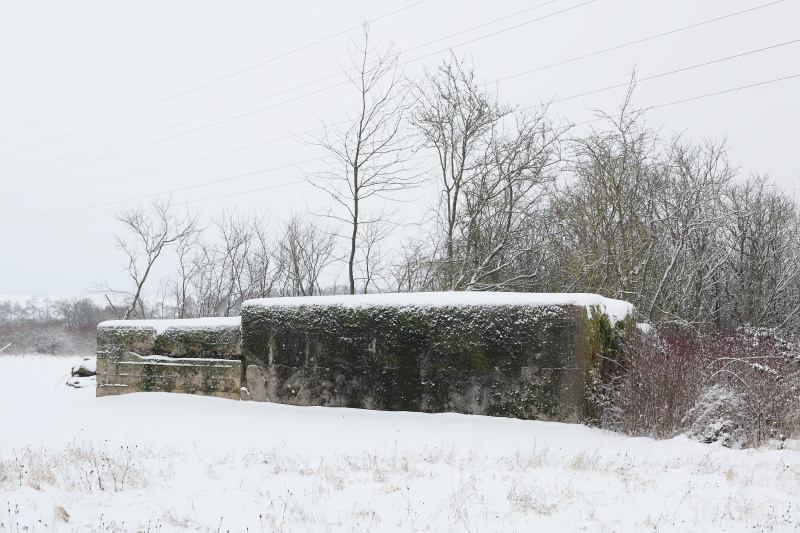 Ligne Maginot - CB32-C - UNTERRULEN - (Blockhaus pour arme infanterie) - On notera la présence d'une partie annexe accolée au blockhaus proprement dit. Il s'agit d'une disposition assez courante dans ce secteur.