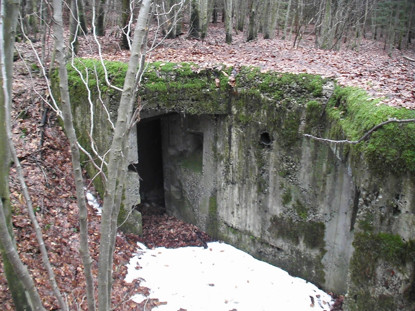Ligne Maginot - Entrée Nord - Les deux entrées sont dépourvus de portes. - Félix Dr. Dimitric
