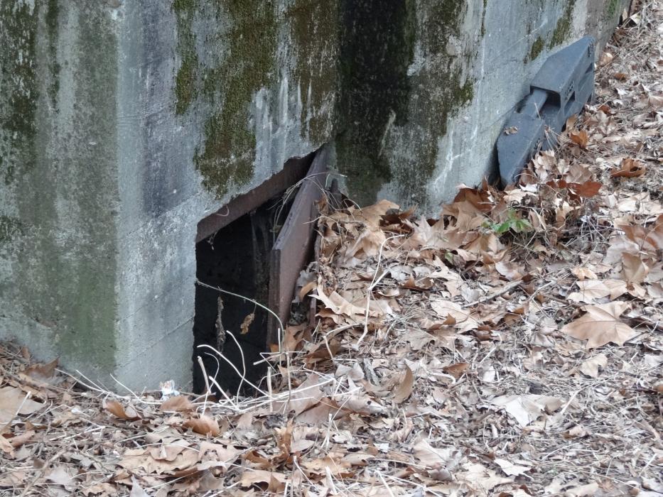 Ligne Maginot - Porte blindée - L'entrée et sa porte blindée
