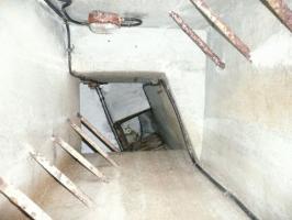 Ligne Maginot - PLATE LOMBARDE - (Ouvrage d'infanterie) - Accès au bloc 2