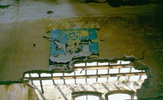Ligne Maginot - Casernement de la Tête de Chien - Peinture murale dans le bâtiment G 