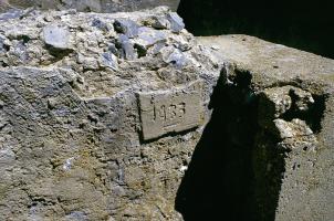 Ligne Maginot - COL DE RAUS (CR) - (Ouvrage d'infanterie) - Cartouche datant de la construction