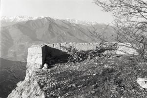 Ligne Maginot - TETE DU LOUP - (Position d'artillerie préparée) - Plateforme pour piéce d'artillerie