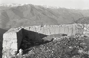 Ligne Maginot - TETE DU LOUP - (Position d'artillerie préparée) - Plateforme pour piéce d'artillerie