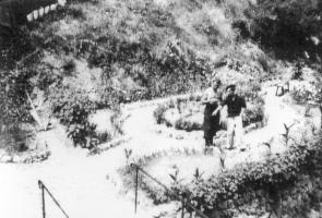 Ligne Maginot - SAINT ROCH (SHR) - (Ouvrage d'artillerie) - Le petit jardin en face de l'entrée
