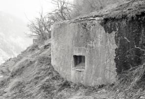 Ligne Maginot - SAINT DALMAS LE SELVAGE (SD) - (Ouvrage d'infanterie) - Bloc 5 et bloc 4 au second plan