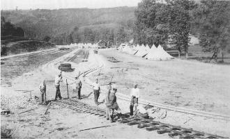 Ligne Maginot - SAINT LOUIS LES BITCHE (TêTE D'ANTENNE) - (Infrastructure ferroviaire) - Photo datant de la construction du grill