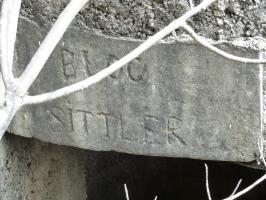 Ligne Maginot - Blockhaus du SUILLET Ouest - Inscription sur l\'entrée