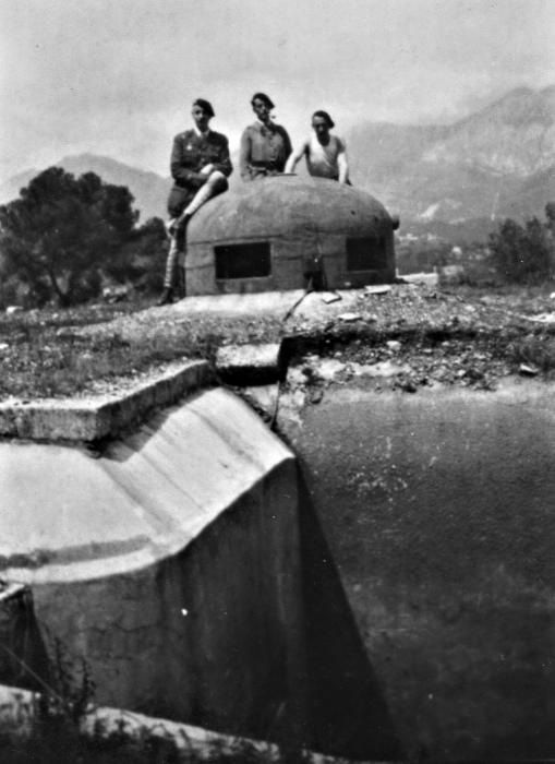 Ligne Maginot - CAP MARTIN - (Ouvrage d'artillerie) - Le bloc 1
Photo prise le le 25 juin 1940