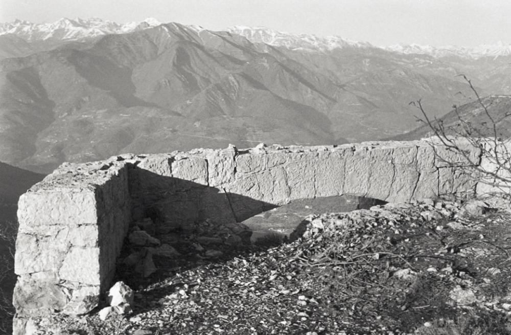 Ligne Maginot - TETE DU LOUP - (Position d'artillerie préparée) - Plateforme pour piéce d'artillerie