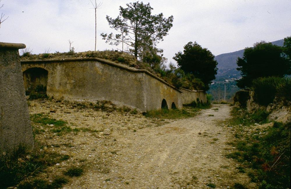 Ligne Maginot - FORT de COLOMARS - Batterie des CABANES (Position d'artillerie préparée) - Les emplacements d'artillerie