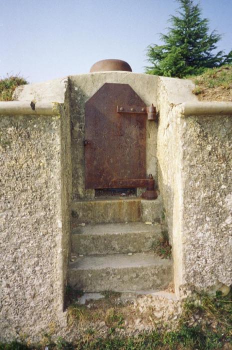 Ligne Maginot - FORT de COLOMARS - Batterie des CABANES (Position d'artillerie préparée) - Observatoires cuirassés