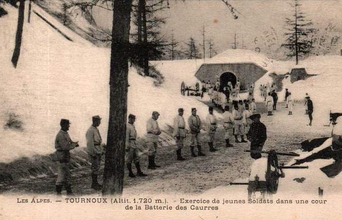 Ligne Maginot - BATTERIE DES CAURRES - (Position d'artillerie préparée) - Carte postale 