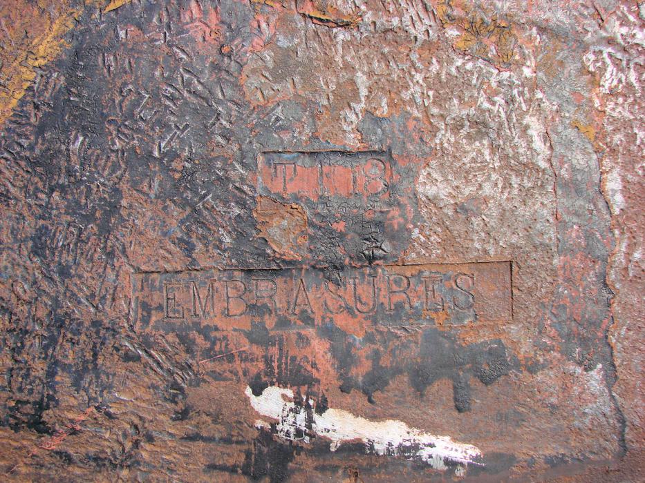 Ligne Maginot - METRICH - A17 - (Ouvrage d'artillerie) - Bloc 11
Marquage sur la tourelle.