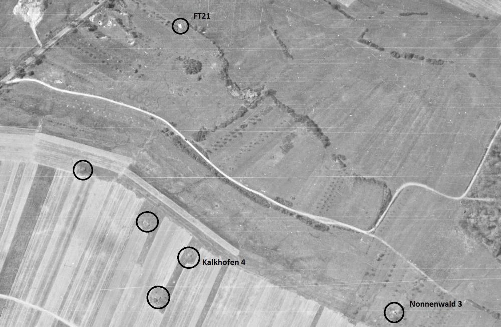 Ligne Maginot - KALKOFEN 4 - (Observatoire indéterminé) -  - IGN - Géoportail 1955