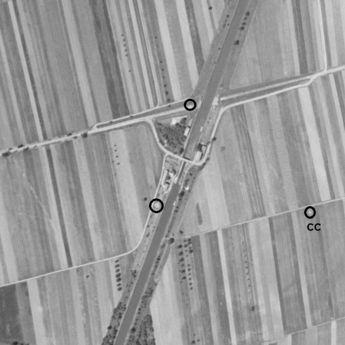 Ligne Maginot - Chambre de coupure de KRAUTLAENDER -  - IGN - Géoportail 1951