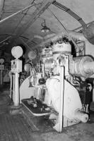 Ligne Maginot - ROQUEBRUNE - CORNILLAT - (Ouvrage d'artillerie) - L'usine électrique
Moteur diesel Alsthom de 89 CV et alternateur Alsthom