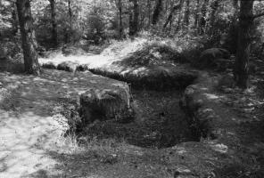 Ligne Maginot - SAINT ROCH (SHR) - (Ouvrage d'artillerie) - La position (allemande ?) sur les dessus de l'ouvrage, flanquant le tunnel du tramway qui reliait Menton à Sospel.