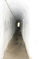 Ligne Maginot - VALLEE ETROITE - (Ouvrage d'infanterie) - Le bloc d'entrée
La  galerie d'accès vue depuis la porte blindée