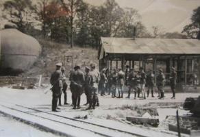 Ligne Maginot - KOBENBUSCH  - A13 - (Ouvrage d'artillerie) - Photo prise lors de la reddition de l'ouvrage
