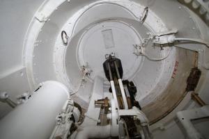 Ligne Maginot - BOIS KARRE - A12 - (Ouvrage d'infanterie) - Tourelle de mitrailleuses
L'étage supérieur, chambre de tir