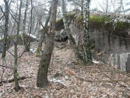 Ligne Maginot - HOCHWALD C6 ( Casemate d'infanterie ) - La chambre de tir haute couvrant le glacis du fossé antichar