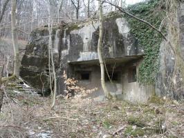 Ligne Maginot - HOCHWALD C9 ( Casemate d'infanterie ) - La façade de la casemate
