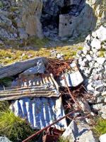 Ligne Maginot - COL DE BUFFERE - (Ouvrage d'infanterie) - Le 'chantier'.
Au fond l'entrée de la sortie de secours?