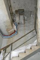 Ligne Maginot - GRANGES COMMUNES - (Ouvrage d'infanterie) - Bloc 1
La cage d´escalier remplie de neige en juillet