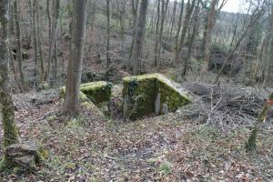 Ligne Maginot - GRAND BOIS 5 - (Cuve pour arme d'infanterie) - L'encuvement