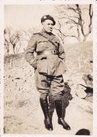 Ligne Maginot - LANGHEP SUD - (Casemate d'infanterie - Simple) - L'Adjudant-Chef Beaury Henri qui commandait la casemate du Langhep Sud
Photo de novembre 1939
