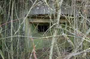 Ligne Maginot - MB351 - (Blockhaus lourd type STG / STG-FCR - Simple) - Créneau de tir vu de l'extérieur