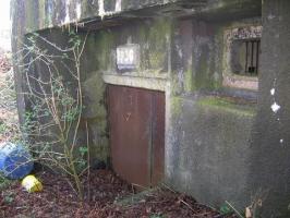 Ligne Maginot - A103 - MALAKOFF EST - (Blockhaus pour canon) - Entrée pour canon avec son créneau FM de défense