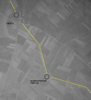 Ligne Maginot - CEZF-5 - FONTAINE AU TERTRE - (Casemate d'infanterie - double) - En 1940. On voit aussi l'emplacement du futur chantier de CEZF-5a